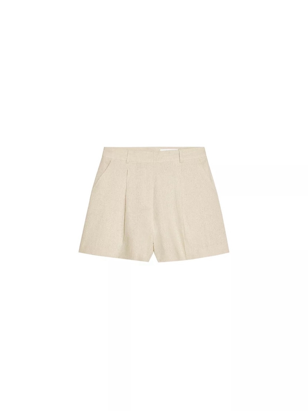 ZARA high waisted linen shorts